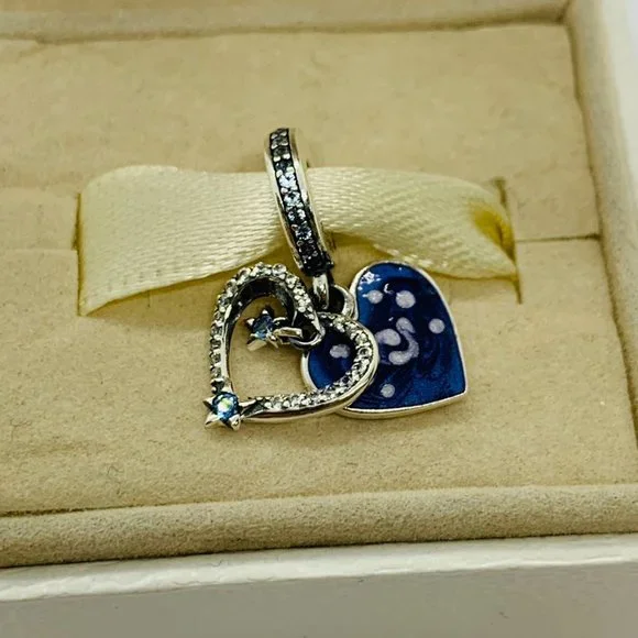Pandora Jewelry Pandora Celestial Shooting Star Heart Double